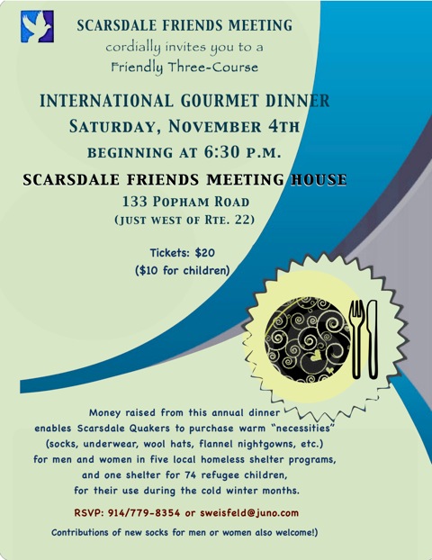 Flyer for Fundraising Dinner